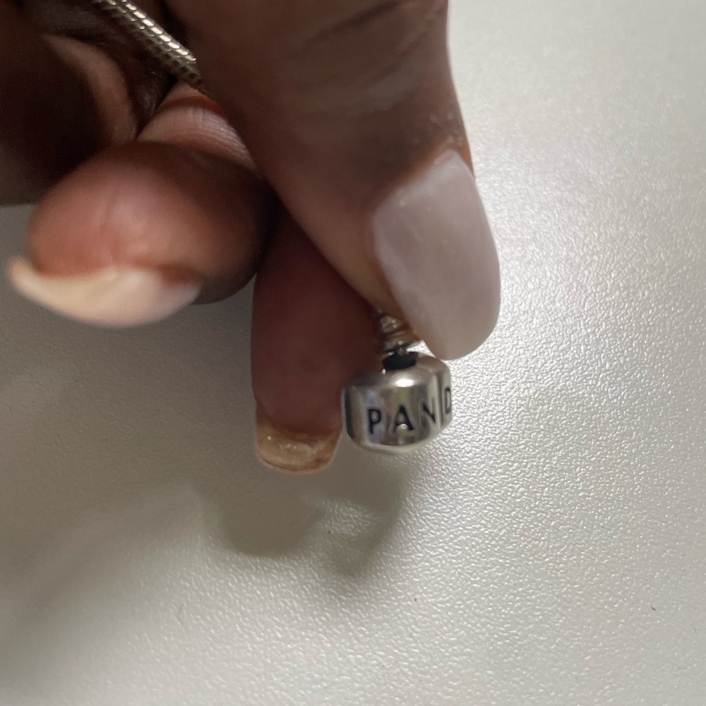 Pandora Moments Barrel Clasp Snake Chain Bracelet - Picture 7 of 7